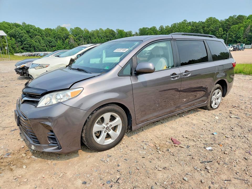 2020 Toyota Sienna მანქანა იყიდება აუქციონზე, vin: 5TDKZ3DC7LS073078, აუქციონის ნომერი: 61222156