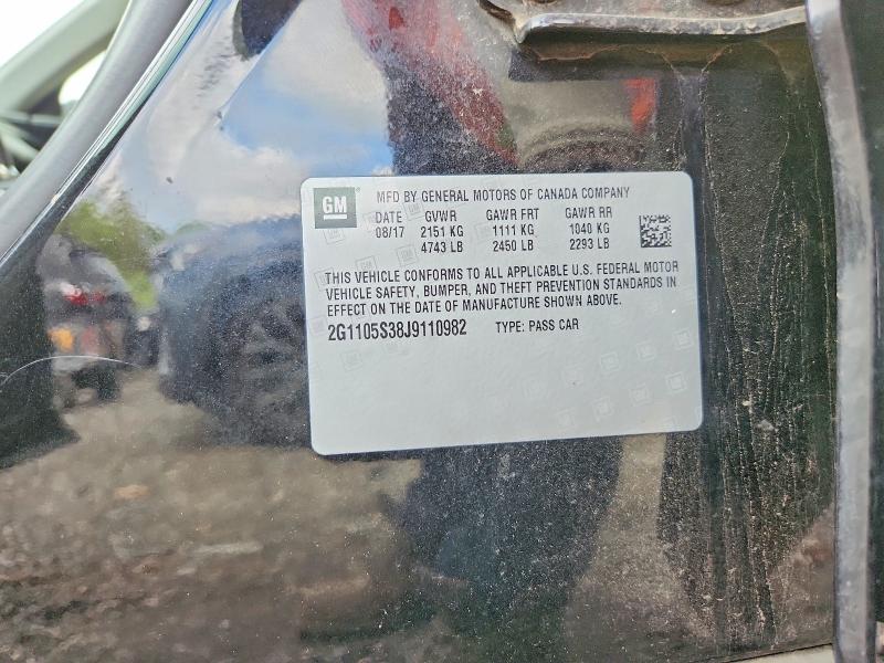 Продажа на аукционе авто 2018 Chevrolet Impala, vin: 2G1105S38J9110982, номер лота: 60252886