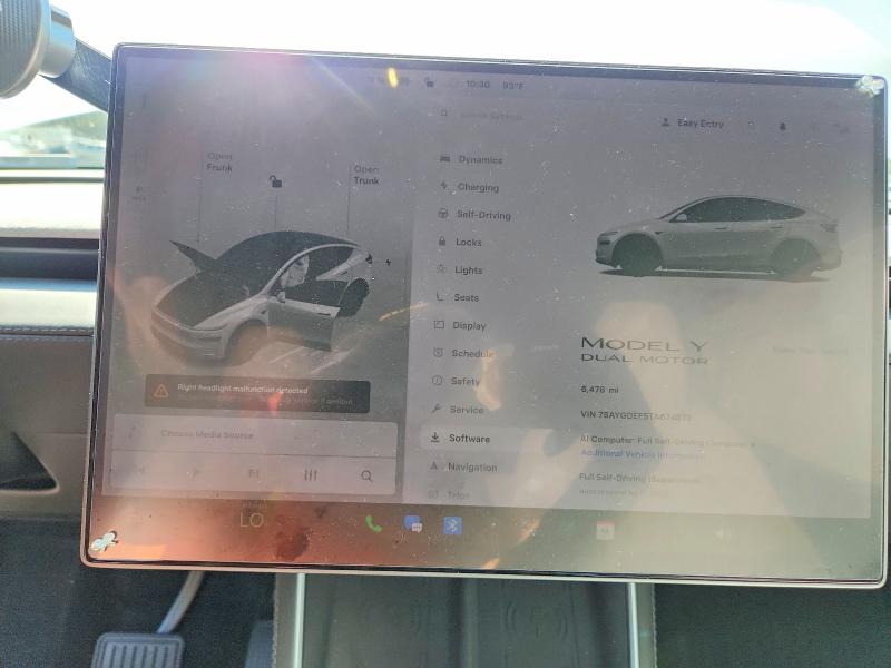 Продажа на аукционе авто 2026 Tesla Model Y, vin: 7SAYGDEE5TA674872, номер лота: 60989436