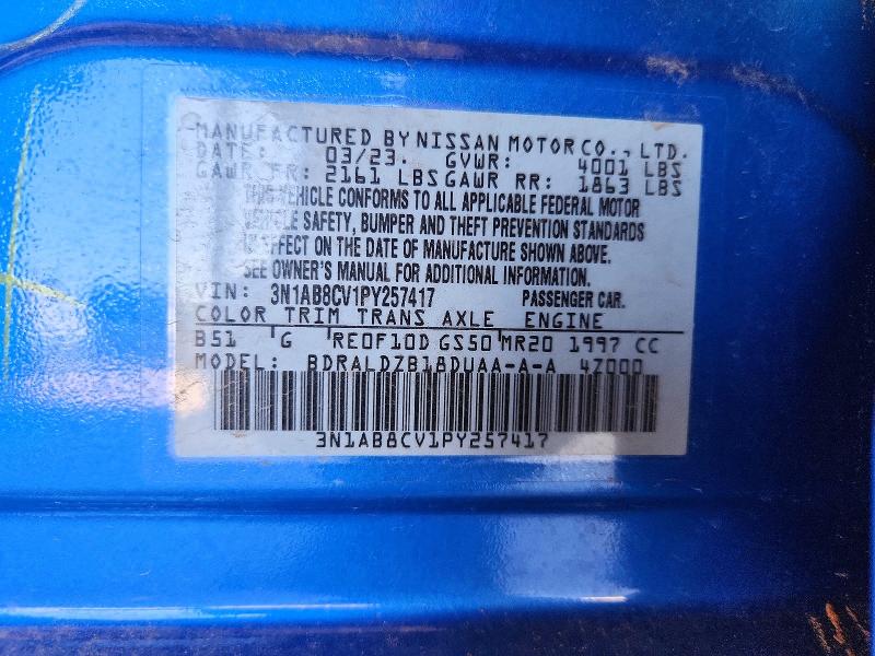 60028406 :رقم المزاد ، 3N1AB8CV1PY257417 vin ، 2023 Nissan Sentra مزاد بيع