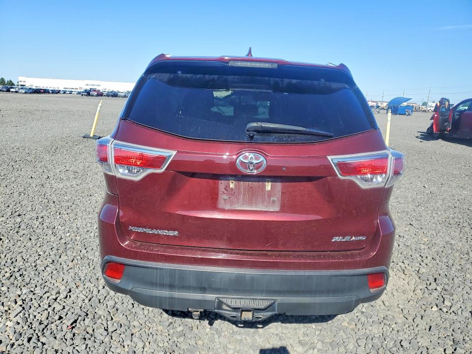 Продаж на аукціоні авто 2016 Toyota Highlander, vin: 5TDJKRFH7GS271838, номер лоту: 58499076