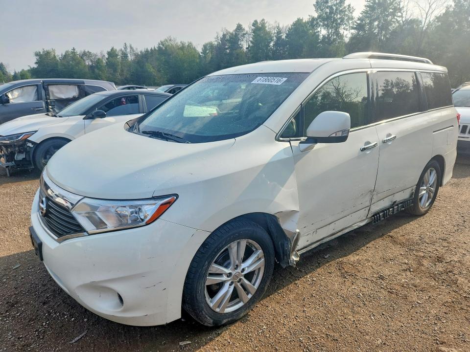 61860516 :رقم المزاد ، JN8AE2KP5D9067257 vin ، 2013 Nissan Quest مزاد بيع