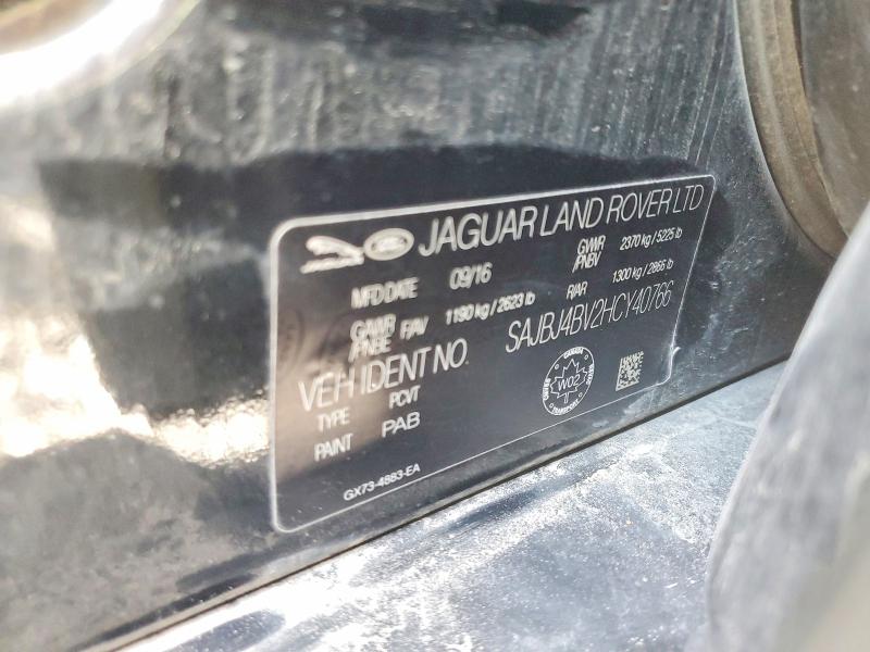 2017 Jaguar Xf მანქანა იყიდება აუქციონზე, vin: SAJBJ4BV2HCY40766, აუქციონის ნომერი: 58941436