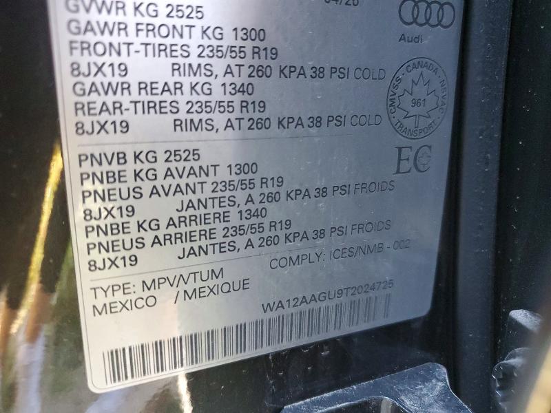 Продаж на аукціоні авто 2026 Audi Q5, vin: WA12AAGU9T2024725, номер лоту: 61665436