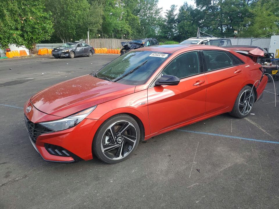 Auction sale of the 2021 Hyundai Elantra, vin: KMHLR4AF0MU153372, lot number: 62532216