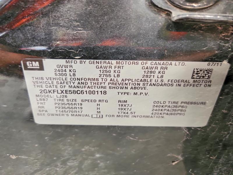63226086 :رقم المزاد ، 2GKFLXE58C6100118 vin ، 2012 Gmc Terrain مزاد بيع