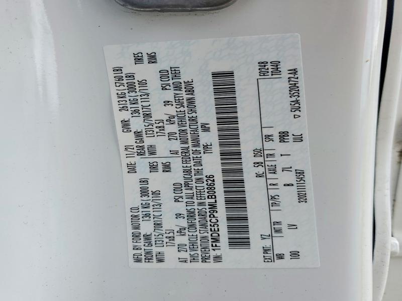 Aukcja sprzedaży 2021 Ford Bronco, vin: 1FMDE5CP9MLB08626, numer aukcji: 60241586