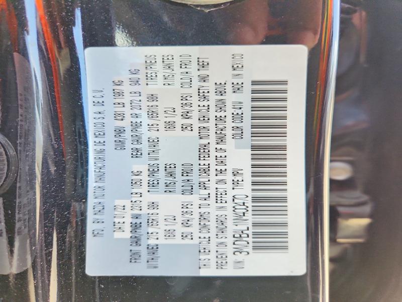 Aukcja sprzedaży 2022 Mazda Cx-30, vin: 3MVDMBAL1NM400470, numer aukcji: 63019176