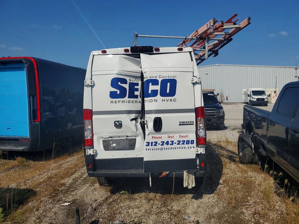 62197136 :رقم المزاد ، 3C6LRVBG8RE123132 vin ، 2024 Ram Promaster 1500 مزاد بيع