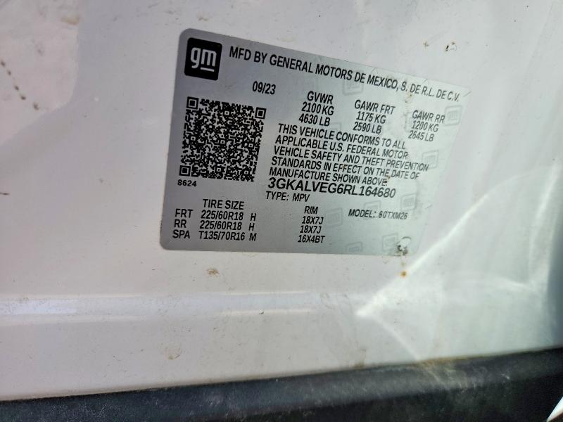 Aukcja sprzedaży 2024 Gmc Terrain, vin: 3GKALVEG6RL164680, numer aukcji: 62861256