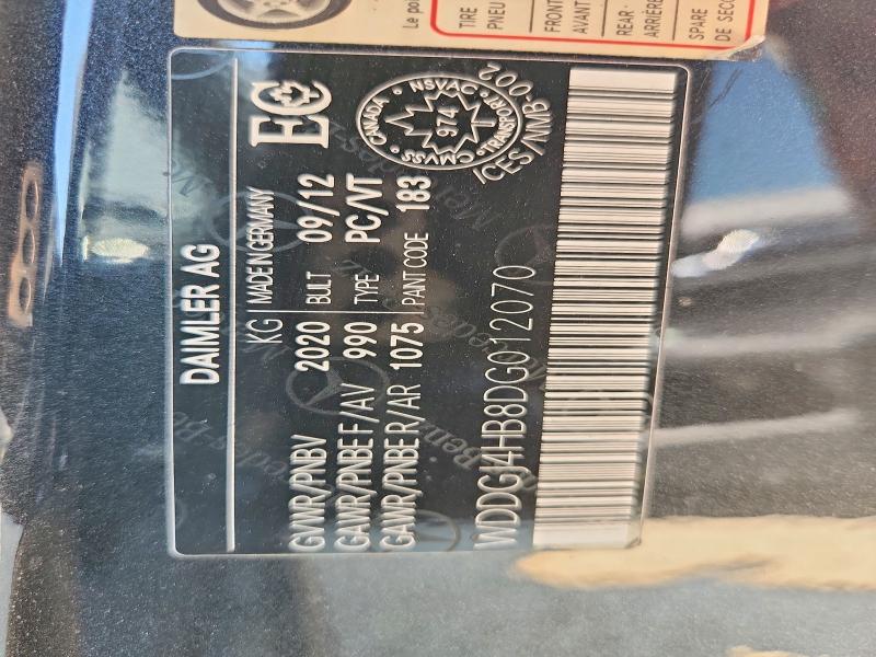 Aukcja sprzedaży 2013 Mercedes-benz C, vin: WDDGJ4HB8DG012070, numer aukcji: 63223156