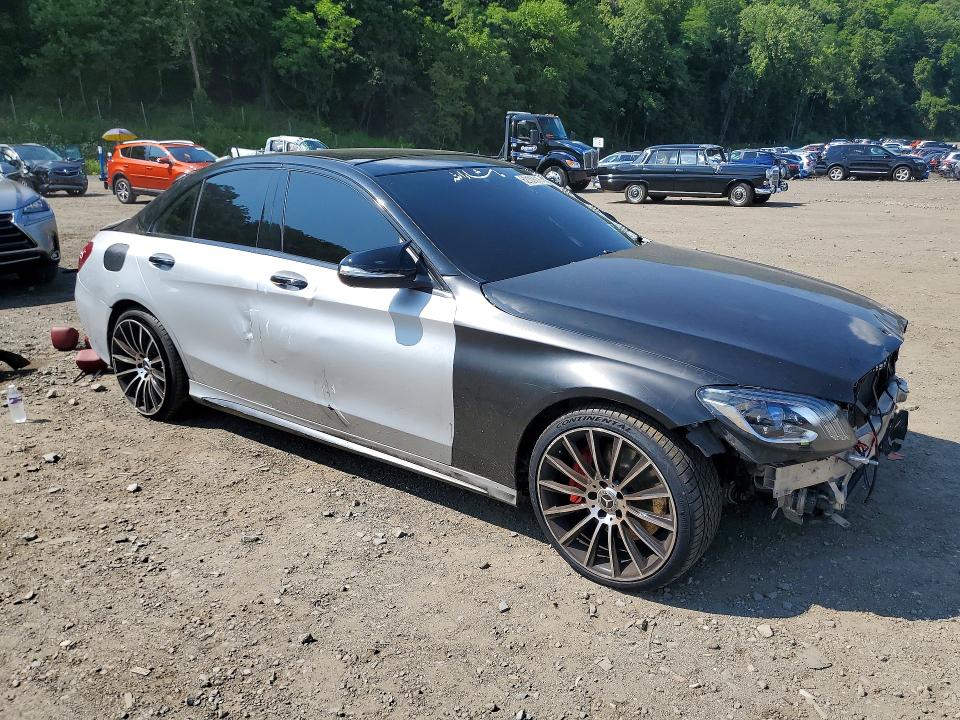 62109016 :رقم المزاد ، 55SWF4JB3HU230613 vin ، 2017 Mercedes-benz C مزاد بيع