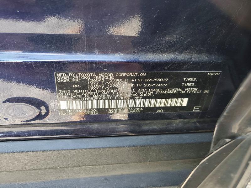 Продажа на аукционе авто 2023 Toyota Rav4 Prime, vin: JTMEB3FV3PD111780, номер лота: 61344336