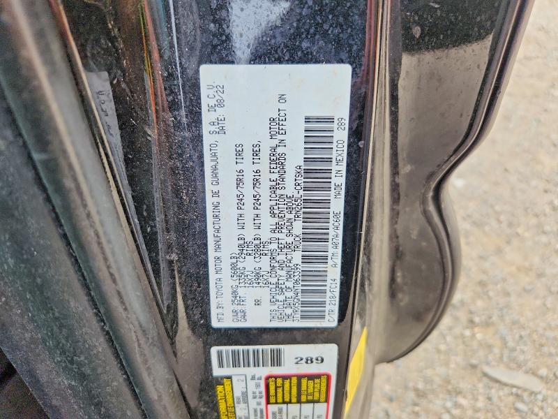 Продажа на аукционе авто 2022 Toyota Tacoma, vin: 3TYRX5GN4NT063399, номер лота: 59953526