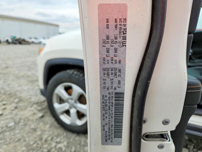 2018 Jeep Compass მანქანა იყიდება აუქციონზე, vin: 3C4NJDBB1JT261831, აუქციონის ნომერი: 85971525