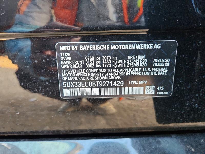 Aukcja sprzedaży 2026 Bmw X5, vin: 5UX33EU08T9271429, numer aukcji: 60864806