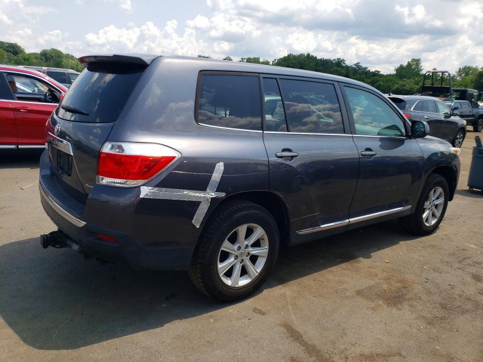 2013 Toyota Highlander მანქანა იყიდება აუქციონზე, vin: 5TDBK3EH1DS178814, აუქციონის ნომერი: 62468996