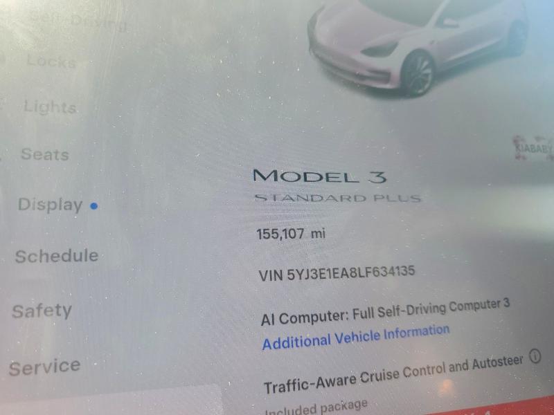Продажа на аукционе авто 2020 Tesla Model 3, vin: 5YJ3E1EA8LF634135, номер лота: 60859736
