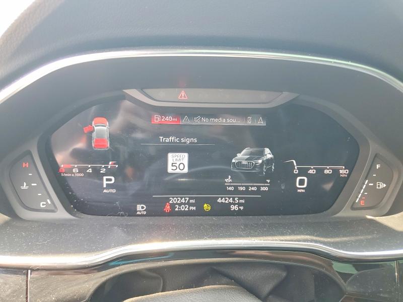 Aukcja sprzedaży 2024 Audi Q3, vin: WA1EECF31R1093901, numer aukcji: 58300736