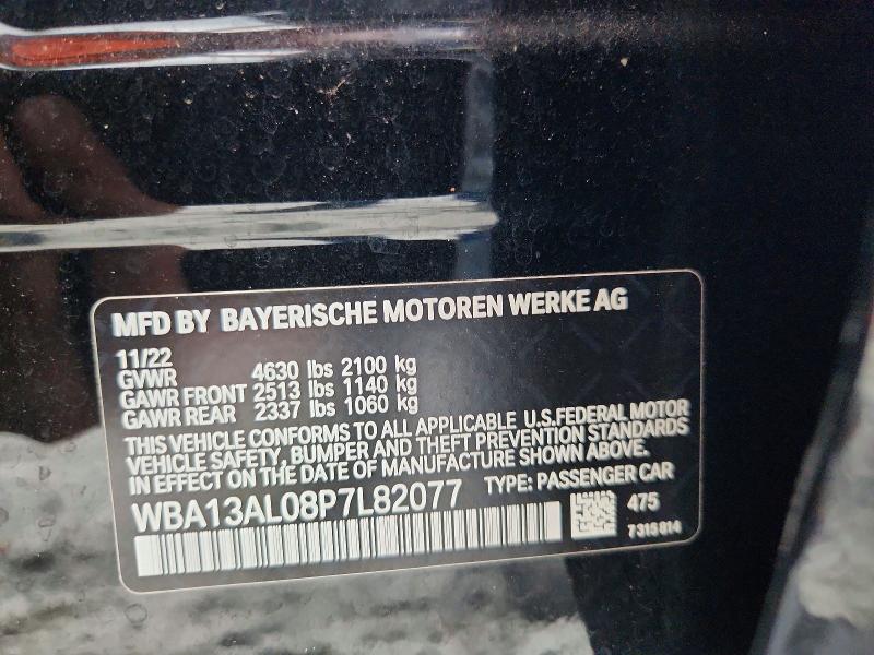 Продажа на аукционе авто 2023 Bmw M235xi, vin: WBA13AL08P7L82077, номер лота: 59996886