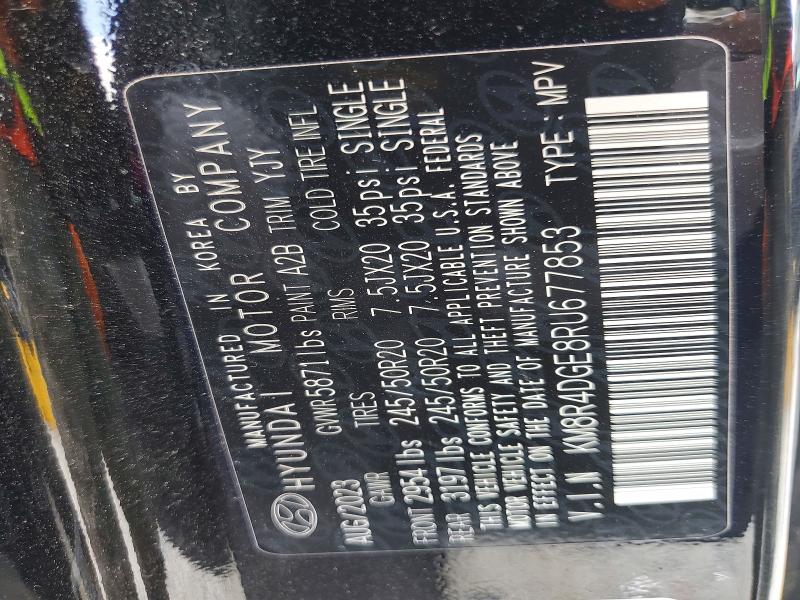 Продажа на аукционе авто 2024 Hyundai Palisade, vin: KM8R4DGE8RU677853, номер лота: 61660776