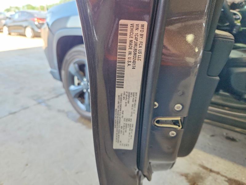 61070576 :رقم المزاد ، 1C4PJMLB5MD240174 vin ، 2021 Jeep Cherokee مزاد بيع