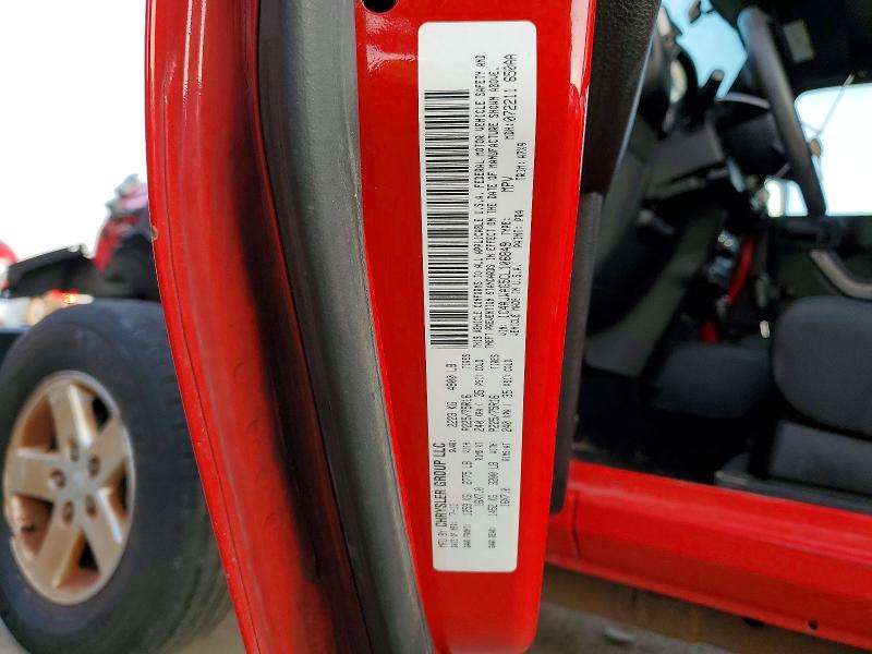 61603076 :رقم المزاد ، 1C4AJWAG5CL106849 vin ، 2012 Jeep Wrangler مزاد بيع