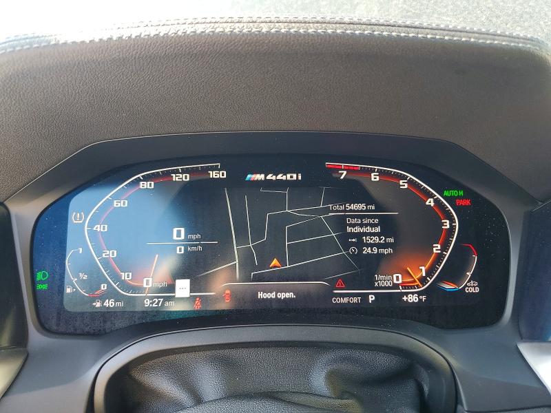 2021 Bmw M440xi მანქანა იყიდება აუქციონზე, vin: WBA13AR07MCF20737, აუქციონის ნომერი: 59977076