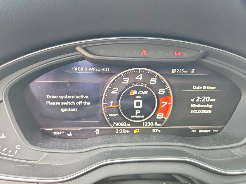 62336056 :رقم المزاد ، WA1B4AFY2K2024219 vin ، 2019 Audi Sq5 مزاد بيع