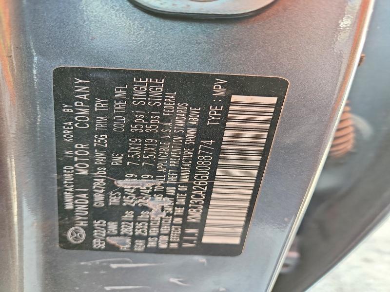 60755956 :رقم المزاد ، KM8J3CA26GU088774 vin ، 2016 Hyundai Tucson مزاد بيع