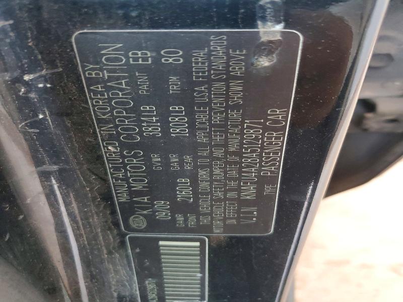 2010 Kia Forte მანქანა იყიდება აუქციონზე, vin: KNAFU4A28A5129871, აუქციონის ნომერი: 61221896
