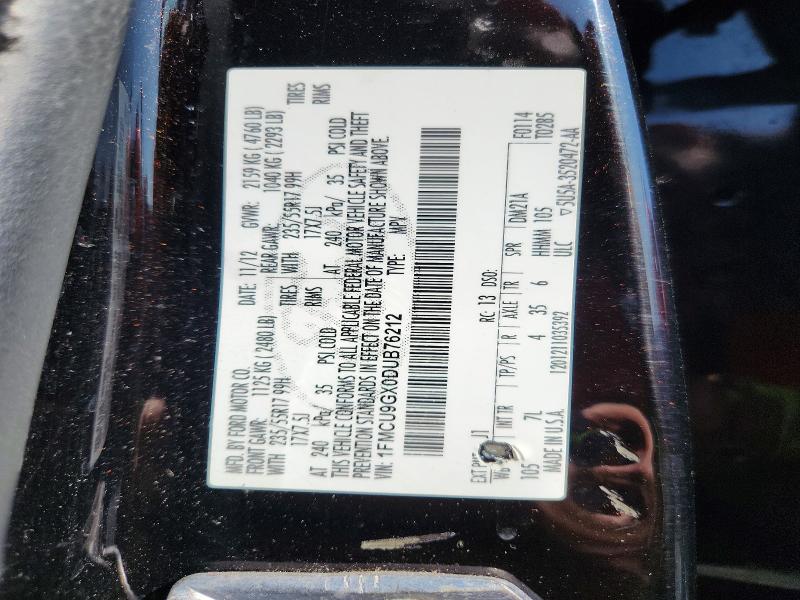 Продаж на аукціоні авто 2013 Ford Escape, vin: 1FMCU9GX0DUB76212, номер лоту: 61604386