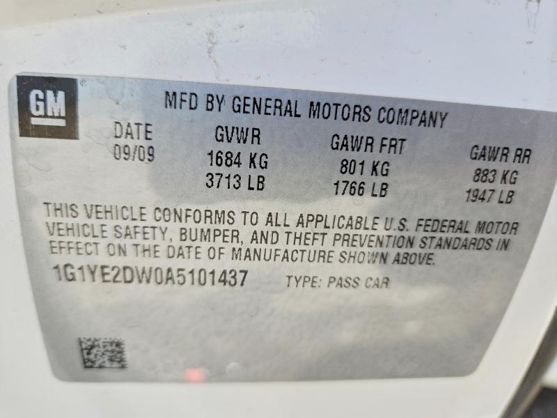 Продаж на аукціоні авто 2010 Chevrolet Corvette, vin: 1G1YE2DW0A5101437, номер лоту: 61905776
