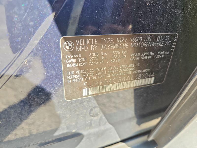 Продажа на аукционе авто 2010 Bmw X5, vin: 5UXFE4C58AL382044, номер лота: 61897996
