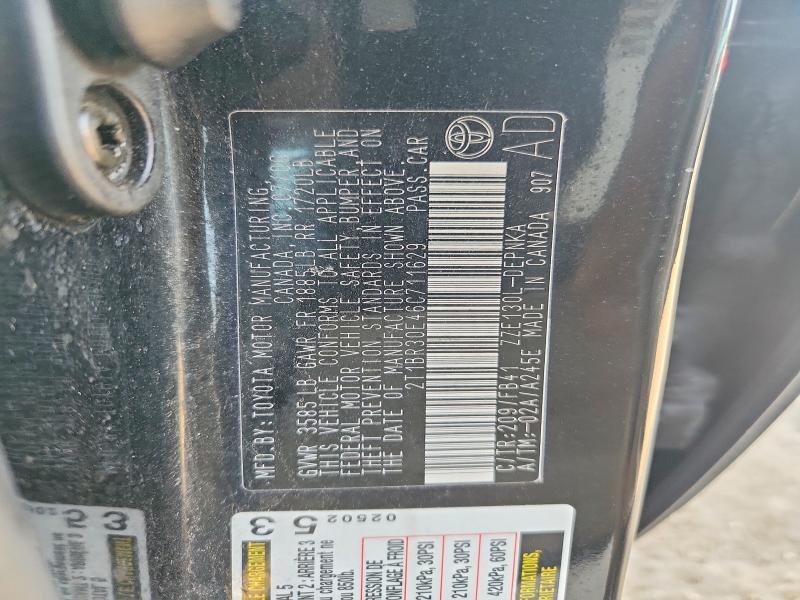 60199666 :رقم المزاد ، 2T1BR30E46C711629 vin ، 2006 Toyota Corolla مزاد بيع