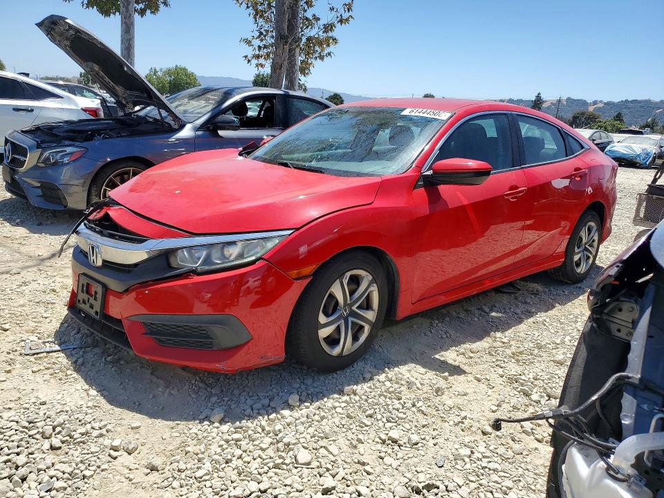 Auction sale of the 2016 Honda Civic, vin: 2HGFC2F56GH549340, lot number: 61444506