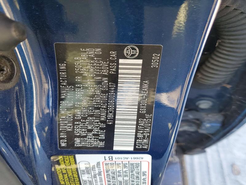 Продажа на аукционе авто 2006 Toyota Avalon, vin: 4T1BK36B06U094407, номер лота: 59603726