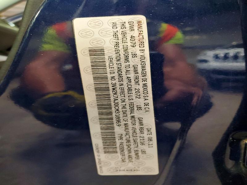 Продаж на аукціоні авто 2012 Volkswagen Jetta, vin: 3VW2K7AJ0CM318959, номер лоту: 61975056
