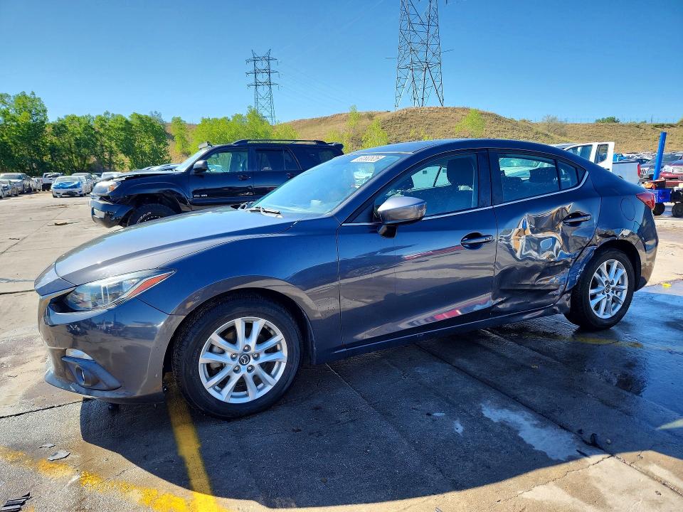 60582626 :رقم المزاد ، 3MZBM1V75FM178949 vin ، 2015 Mazda 3 مزاد بيع