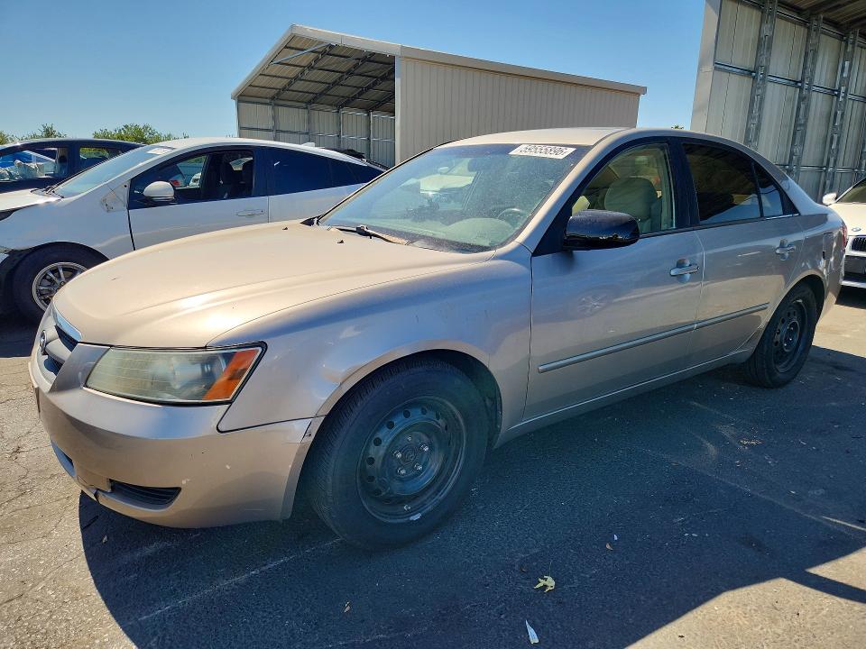 2007 Hyundai Sonata მანქანა იყიდება აუქციონზე, vin: 5NPET46C17H254576, აუქციონის ნომერი: 59555896