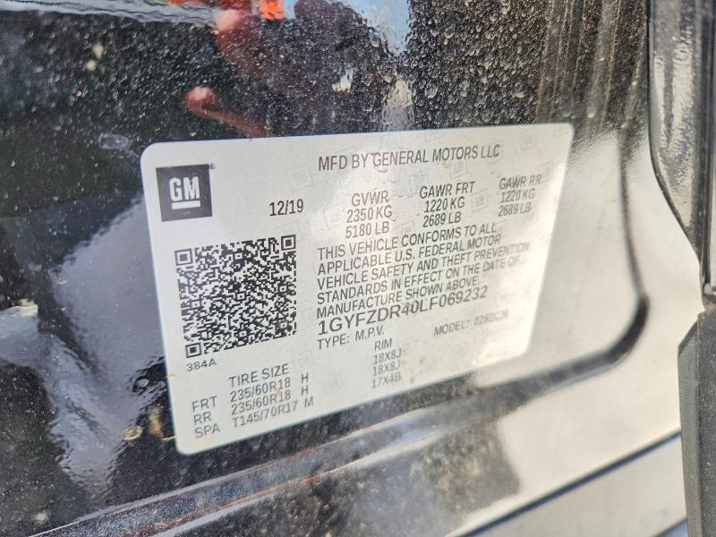 Aukcja sprzedaży 2020 Cadillac Xt4, vin: 1GYFZDR40LF069232, numer aukcji: 59262606
