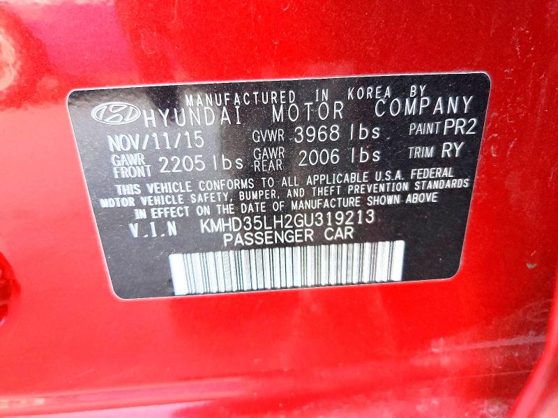 Продажа на аукционе авто 2016 Hyundai Elantra Gt, vin: KMHD35LH2GU319213, номер лота: 63162336