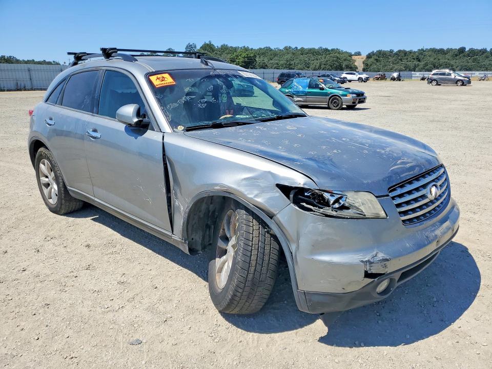 60131206 :رقم المزاد ، JNRAS08W85X213672 vin ، 2005 Infiniti Fx35 مزاد بيع