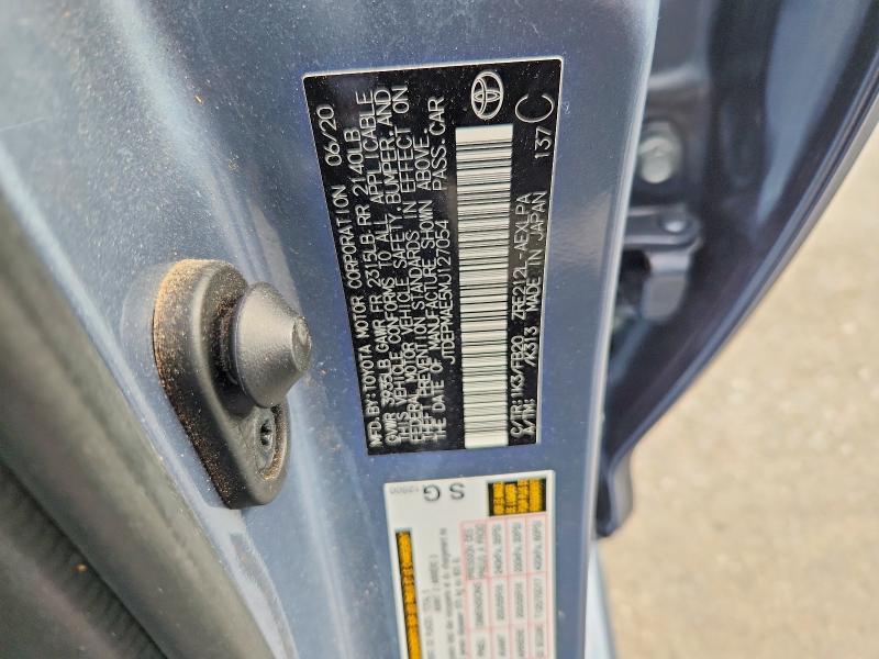 Продаж на аукціоні авто 2021 Toyota Corolla, vin: JTDEPMAE5MJ127054, номер лоту: 60691296