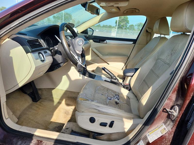 59295646 :رقم المزاد ، 1VWBP7A38CC099396 vin ، 2012 Volkswagen Passat مزاد بيع