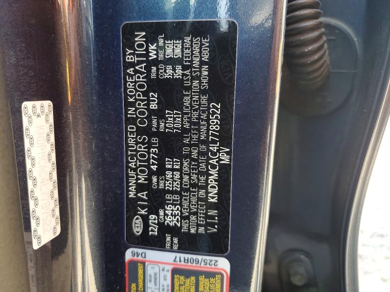 Продажа на аукционе авто 2020 Kia Sportage, vin: KNDPMCAC4L7789522, номер лота: 60241886