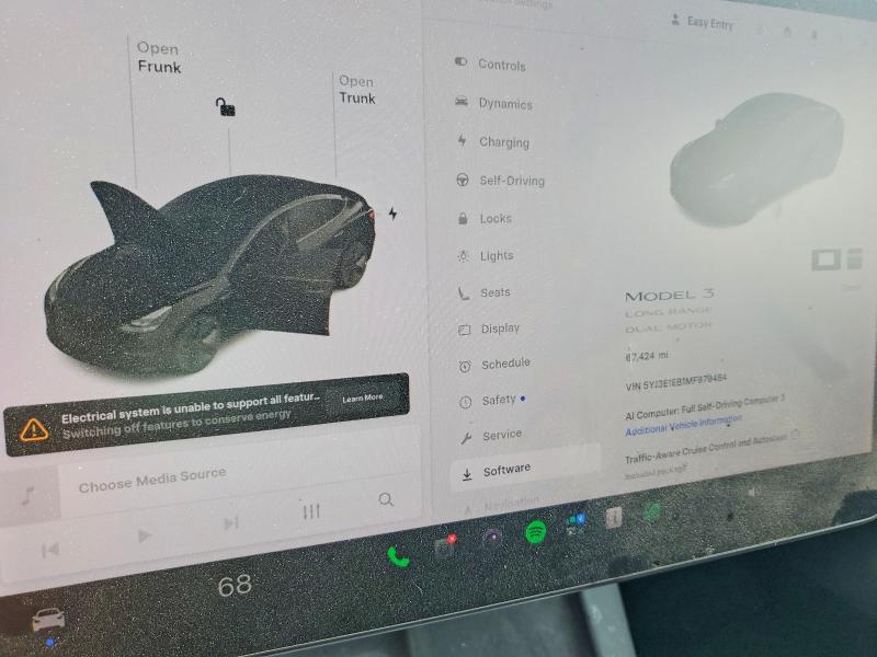 Aukcja sprzedaży 2021 Tesla Model 3, vin: 5YJ3E1EB1MF979484, numer aukcji: 60313016