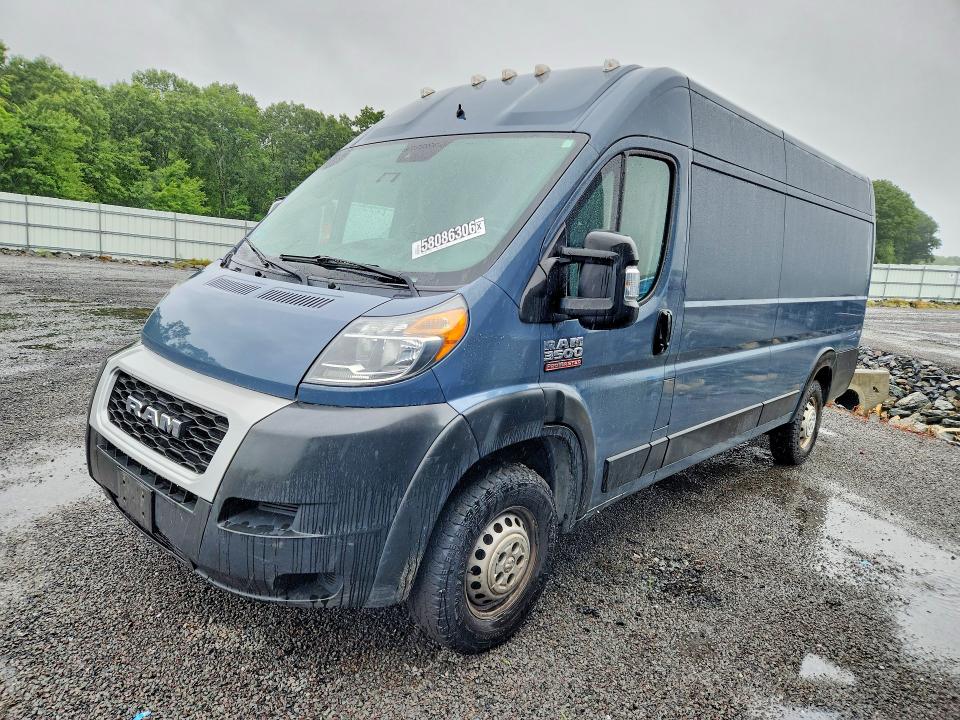 Продаж на аукціоні авто 2021 Ram Promaster 3500, vin: 3C6MRVJG8ME540989, номер лоту: 58086306