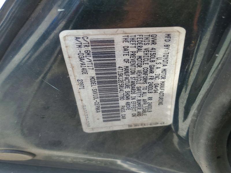 Auction sale of the 1994 Toyota Camry, vin: 4T1SK12E5RU417780, lot number: 60592996