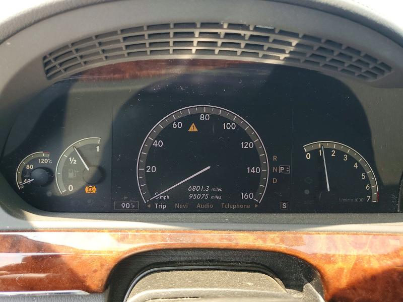 60255796 :رقم المزاد ، WDDNG86X29A248591 vin ، 2009 Mercedes-benz S مزاد بيع